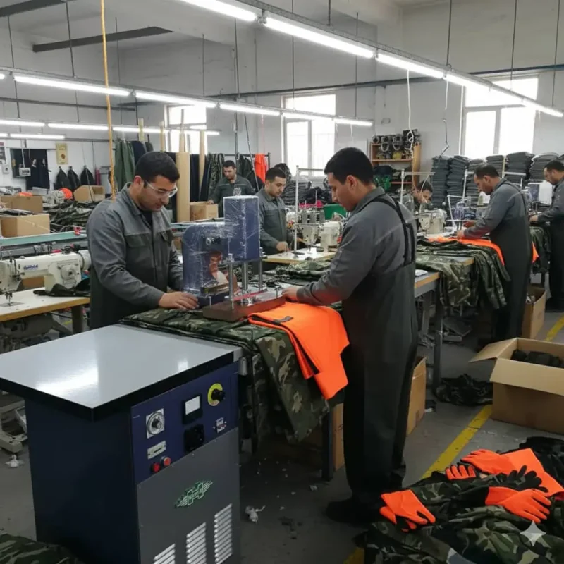 دستگاه جوش هایفرکانس برای تولید لباس ضدآب